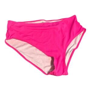 Tempt Me Hot Pink Bikini Bottoms Size L NWOT